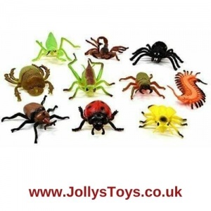Pack of 10 Insect Figures